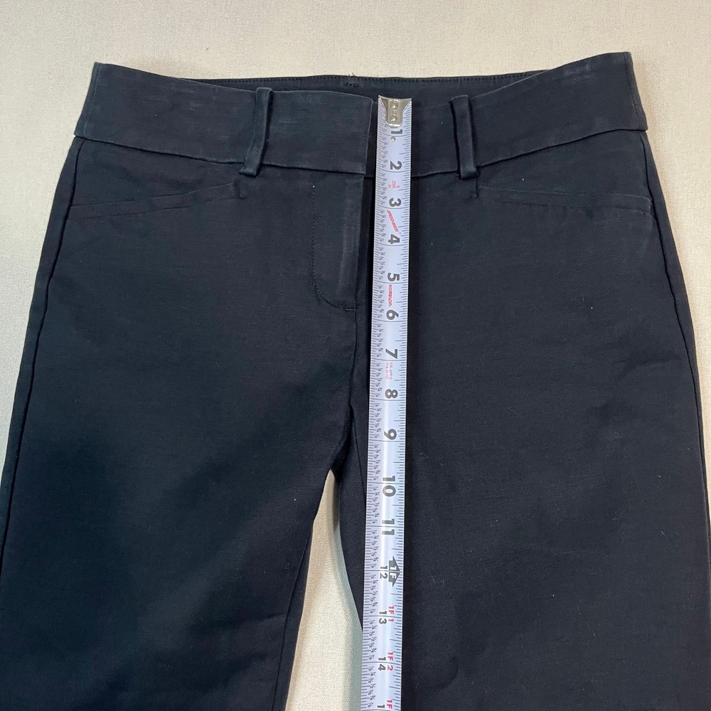LOFT Marisa‎ "The Riviera Pant" Women's Black Cropped Career Pants - Size 2P - Picture 8 of 9